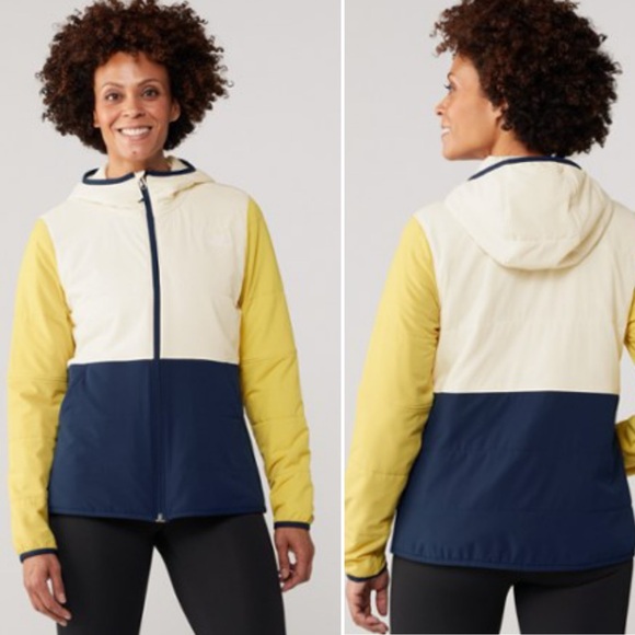 The North Face Jackets & Blazers - The North Face Mountain Sweatshirt Fleece Hoodie, White Dune, size M NWT